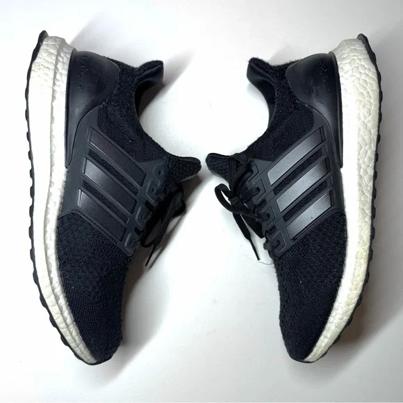 Adidas Men’sUltraBoost DNA Running Shoes Black / White Size- 8.5